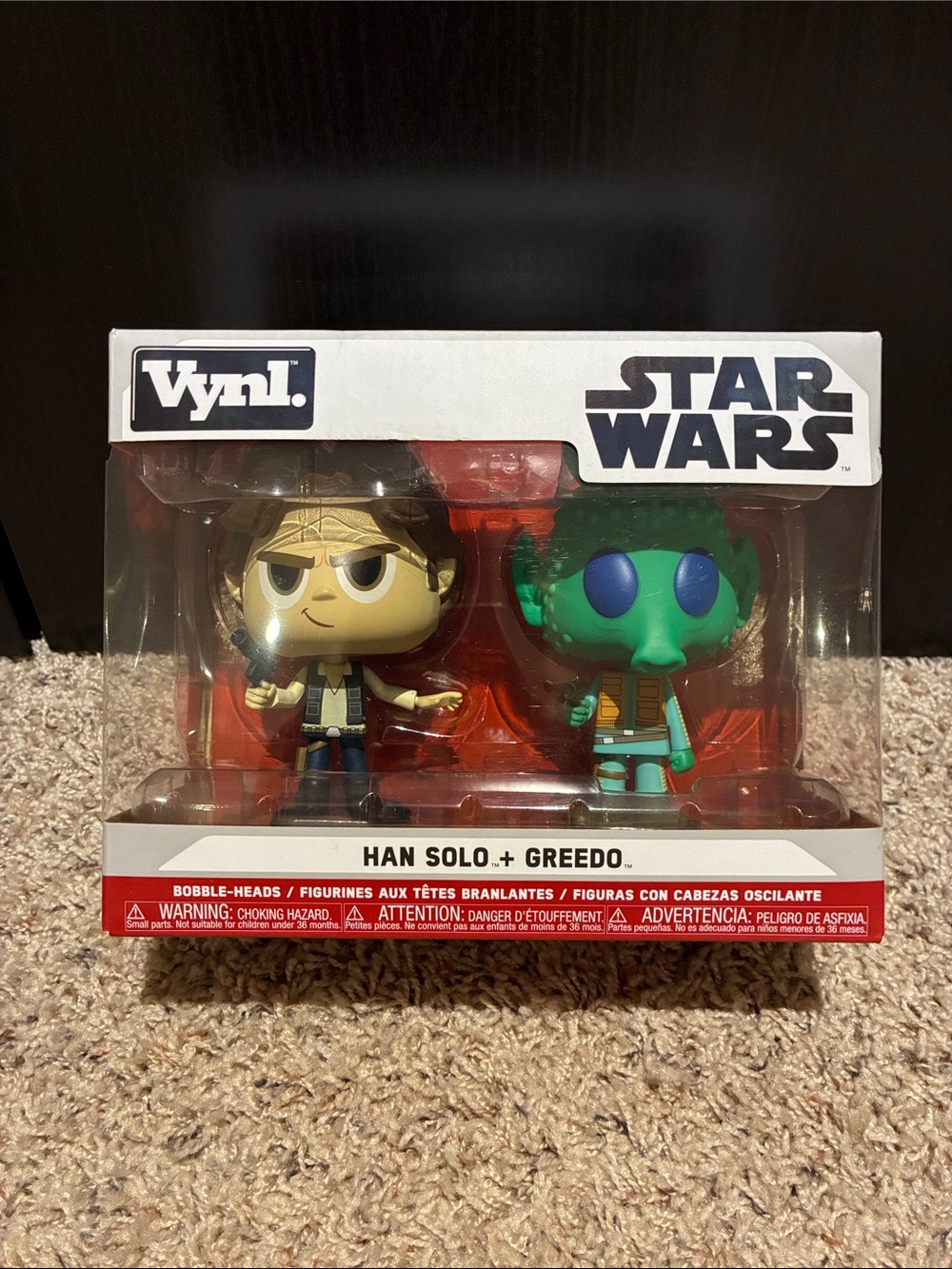 Vynl Star Wars Han Solo + Greedo Collectible Set - Funko Disney
